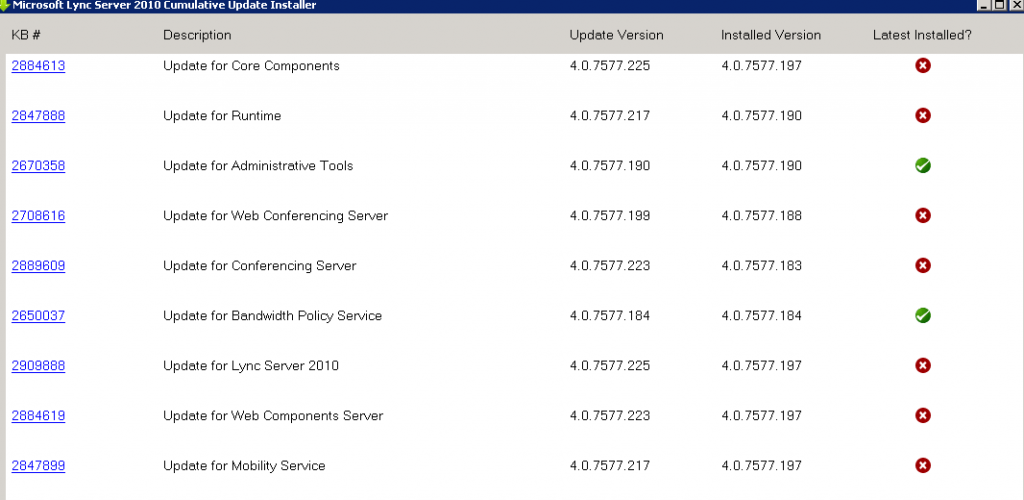 Lync 和Skype for Business Server/Client更新汇总_更新汇总