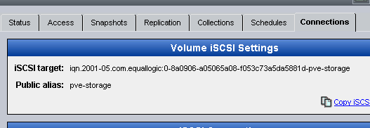 iSCSI磁盘阵列用作Proxmox VE的LVM共享存储_iSCSI_05