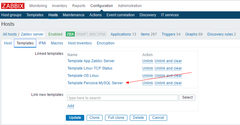 zabbix  percona  mysql 监控_zabbix  percona  mys