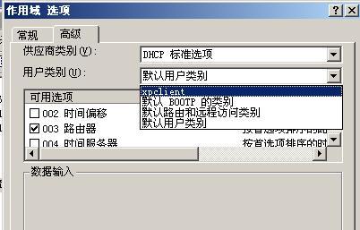 DHCP用户类选项配置_DHCP_05