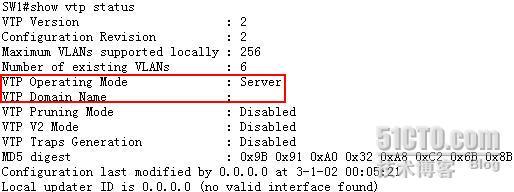 配置VLAN Trunk和VTP域_Trunk_06