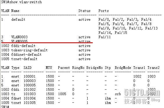 配置VLAN Trunk和VTP域_VLAN_08