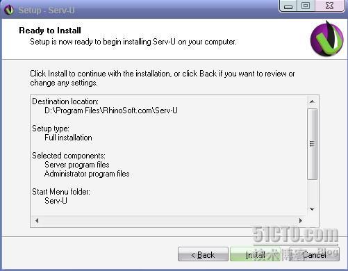安装Serv-U_Serv-U_07