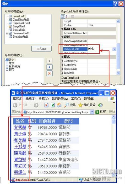 善用GridView控件的HyperLinkField数据行_职场_02