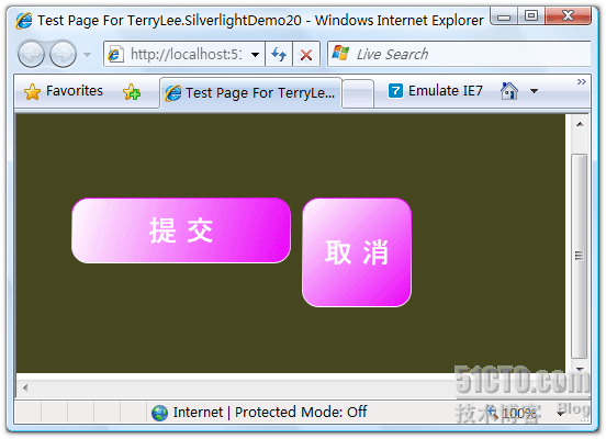 一步一步学Silverlight 2系列（9）：使用控件模板_Silverlight_04