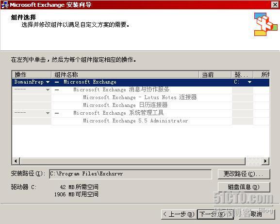 邮件策略在域树中的实战应用:Exchange2003系列之十_Exchange_05