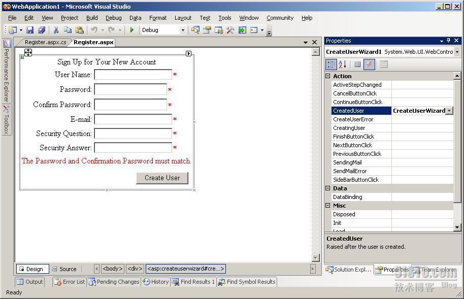 一步一步SharePoint 2007之二十一：解决实现注册用户后，自动具备访问网站的权限的问题(3)——创建用户_职场