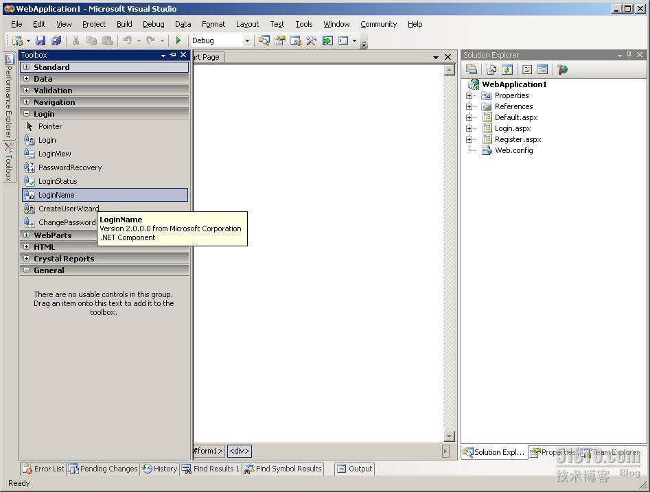 一步一步SharePoint 2007之十二：实现Form认证(2)——创建添加管理帐户的工程_Form_10