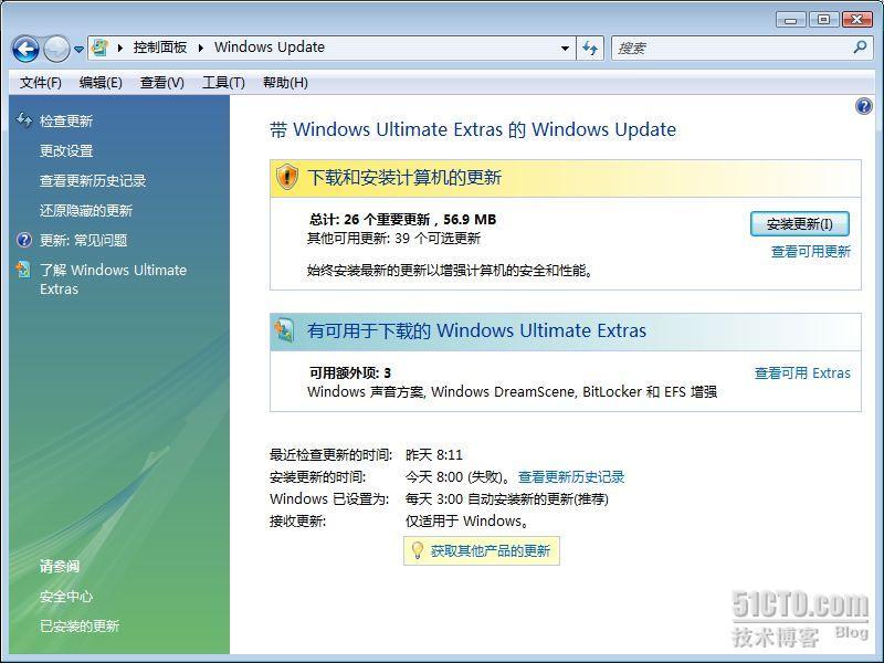 Windows Vista 的Windows Update_操作系统
