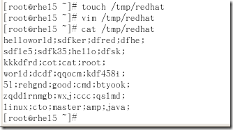 RHCE课程-RH033Linux基础笔记五之常用文本处理命令、输入输出重定向、管道_重定向_27