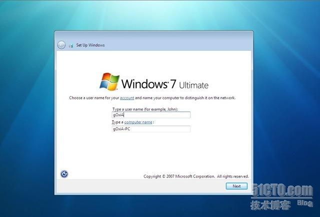 最新体验Windows7的安装过程_Windows7_11