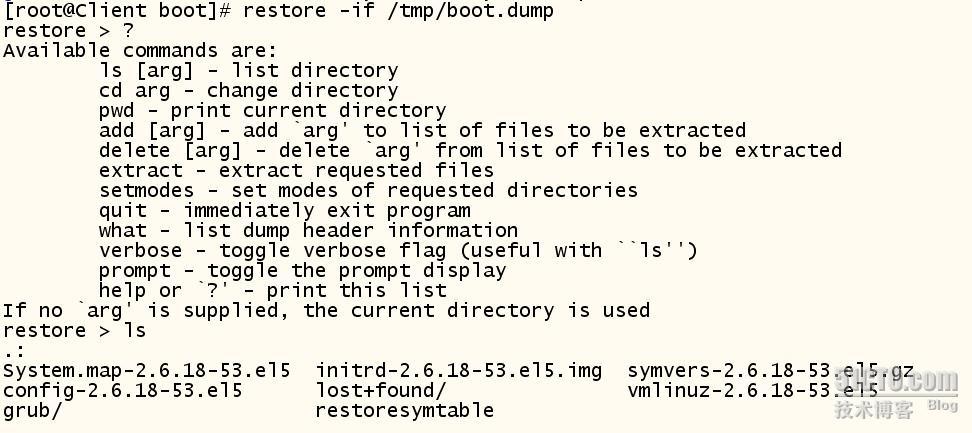 利用dump和restore实现Linux的备份和还原_linux_07