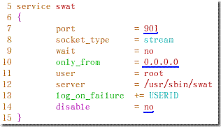 SWAT—Samba WEB管理工具_web管理_04