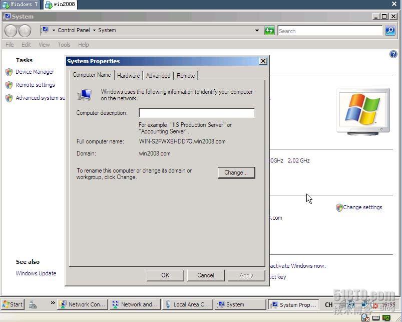 使用windows 7加入windows server 2008的域！_域