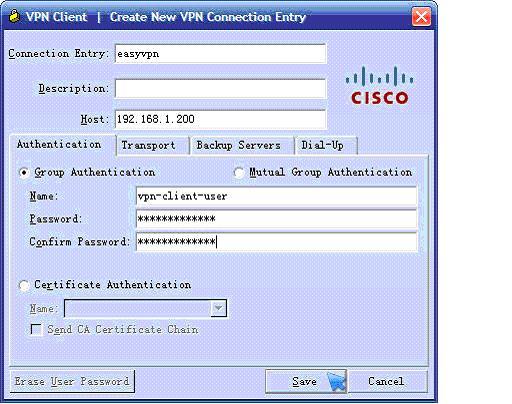 配置Cisco IOS EASY ××× Server和Cisco ××× Client_Server_03