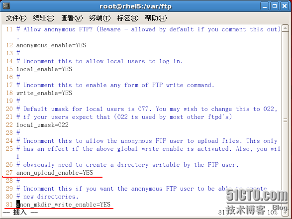 RHCE课程-RH253Linux服务器架设笔记一-VSFTPD_vsftp--匿名上传--配置_21