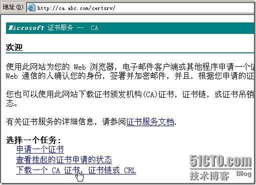 Windows2003工组环境通过CA证书对加密WEB服务器_WEB_43