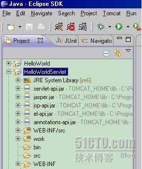 在Eclipse中建立第一个Servlet程序_项目_04