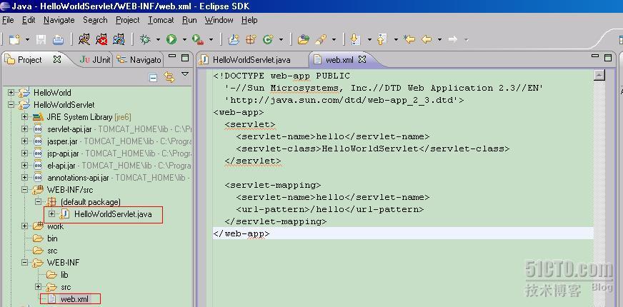 在Eclipse中建立第一个Servlet程序_项目_05