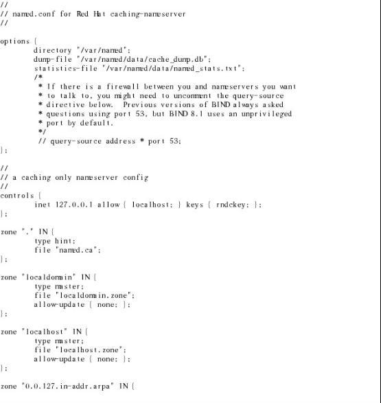 RHEL4-DNS服务（二）bind安装后的DNS服务文件及详解_安装_10