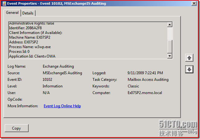 使用 Exchange 2007 SP2 增强的访问审核_审核_18