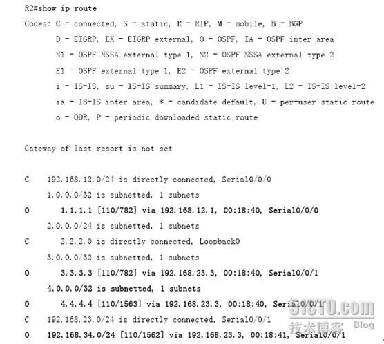 在OSPF网络中路径开销的计算方法_OSPF_02