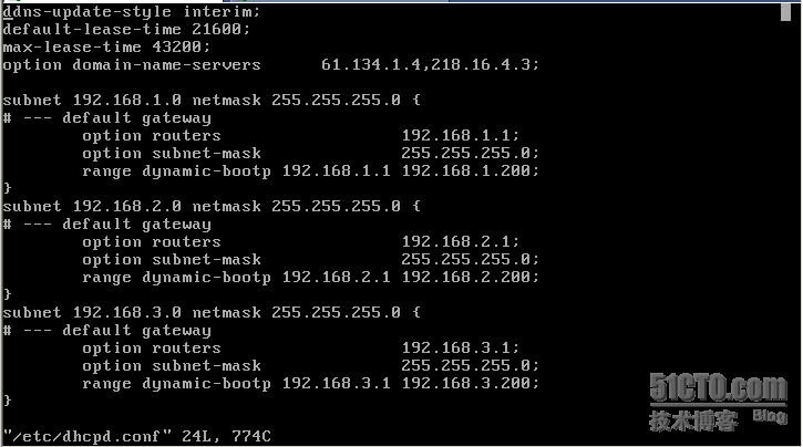 Linux系列-Red Hat5平台下的DHCP服务搭建_Linux_05