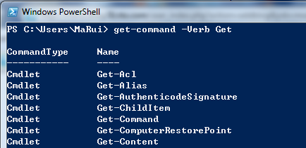 【探索PowerShell 】【二】基本操作_PowerShell_03