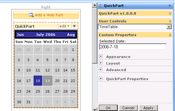 QuickPart : 用户控件包装器 for SharePoint 2007_职场