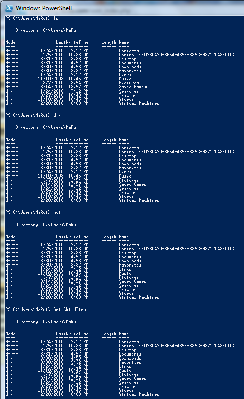 【探索PowerShell 】【三】PowerShell下使用Aliases_Powershell alias_02