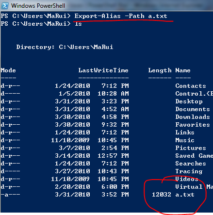 【探索PowerShell 】【三】PowerShell下使用Aliases_Powershell alias_03