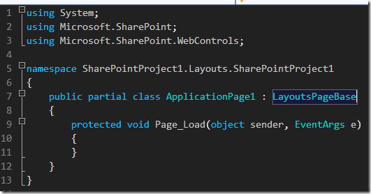 为SharePoint 2010创建Application Page_休闲_02