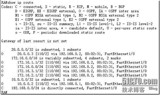 OSPF路由协议单域的配置_OSPF_03