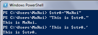 【探索PowerShell 】【七】变量_PowerShell_04