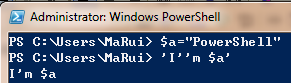 【探索PowerShell 】【十五】引号与转义字符_晒文章_03