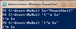 【探索PowerShell 】【十五】引号与转义字符_PowerShell_04