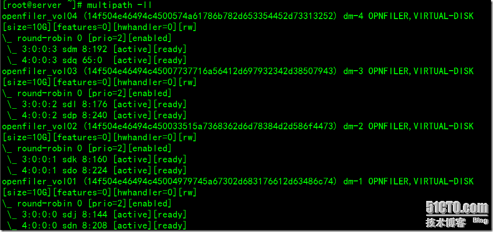 使用openfiler测试rhel中的device-mapper-multipath多路径软件_休闲_06