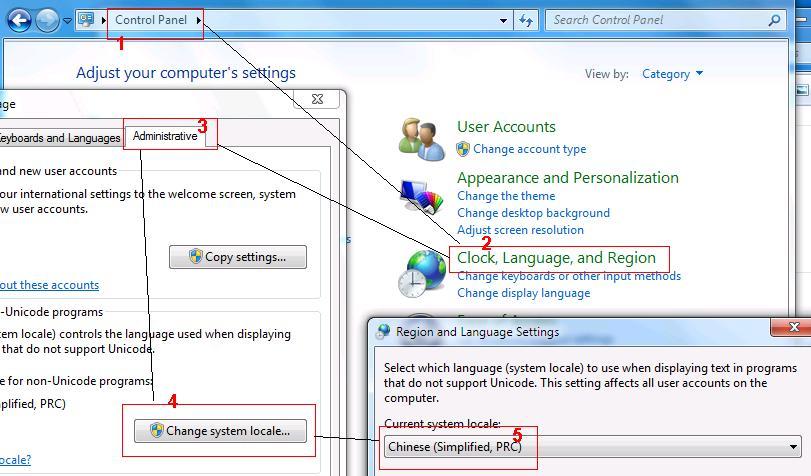 解决win7英文版下中文显示乱码问题_英文版