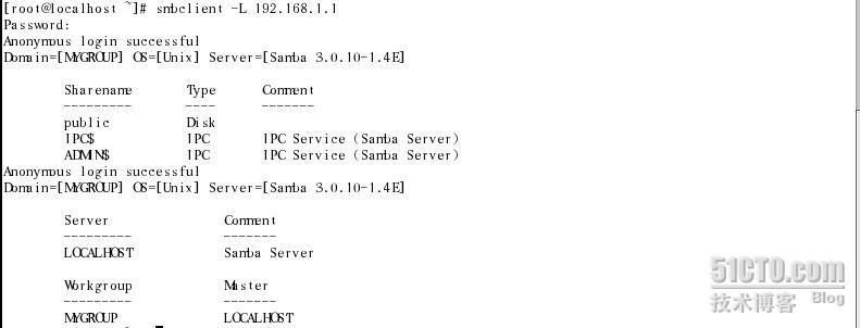 Linux:配置Samba服务器、客户机截图过程_Linux_11