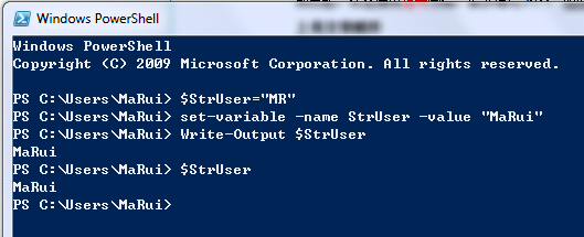 【探索PowerShell 】【七】变量_PowerShell