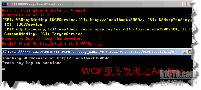 WCF4.0新特性体验(10):服务发现WS-Discovery之简单的Ad hoc Service Discovery_Ad hoc Service Disco_03