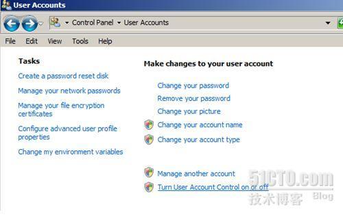 WINDOWS7中的UAC-----User Accant Contual_WINDOWS7_03