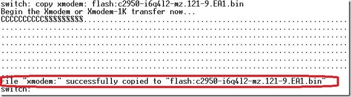 实战恢复2950交换机的IOS_IOS_17