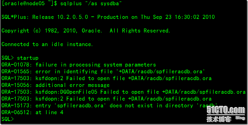 Oracle RAC环境中测试备份与恢复_职场_12