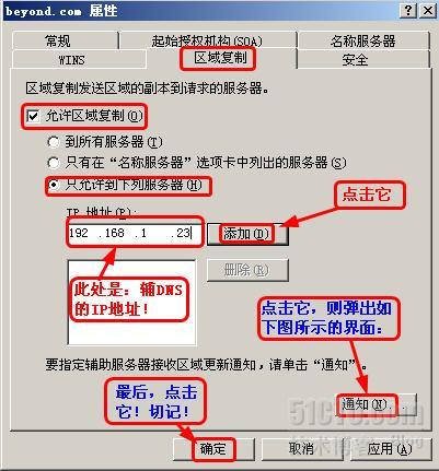 win2003主/辅DNS服务器详细配置_职场_15