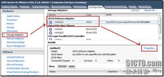 How to attach iSCSI LUN to ESXi server_Openfiler