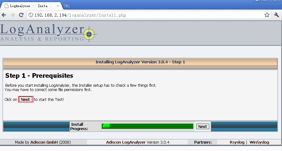 RHEL5.4部署中央日志服务器之rsyslog+loganalyzer_RHEL5.4部署中央日志服务器_02