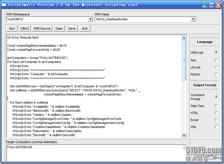 PowerShell 2.0之使用WMI管理Windows(五)生成WMI代码_Windows