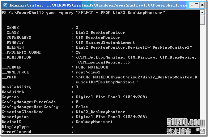 PowerShell 2.0之使用WMI管理Windows(五)生成WMI代码_环境_02