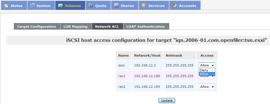 Esxi4.1 添加NAS共享存储（ISCSI） openfiler_NAS_21